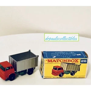 Lesney Matchbox #26 G.M.C Tipper Truck alles Original NM/M Zustand Rarität - Bild 1 von 10