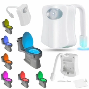LUCE BAGNO LED PER WATER GABINETTO WC RGB UNIVERSALE CON SENSORE DI MOVIMENTO - Foto 1 di 4