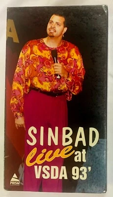Sinbad LIVE at the VSDA '93 (VHS, 1993) Sinbad Comedy Prism NEW RARE SEALED - Image 1 of 4