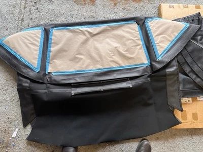 Triumph TR4A Complete Hood, Hood Frame, Hood Bag & Extras - Image 1 of 4