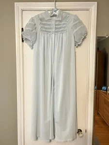 Juego Peignoir Vintage Años 60 Baby Blue Kickernick Nylon/Chifón Talla 34 y Mediana - Imagen 1 de 10