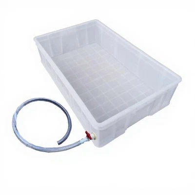 Bac en plastique pour tortue avec système de vidange - Photo 1/4
