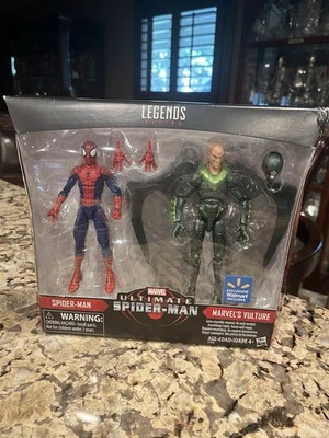 Hasbro MARVEL LEGENDS ULTIMATE SPIDER-MAN AND VULTURE exclusivo de Walmart NIDSB Foto 1 de 4