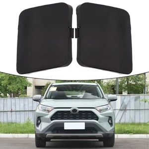 Premium Black Unpainted Front Bumper Tow Hook Cover for Toyota For RAV4 - Picture 1 of 23