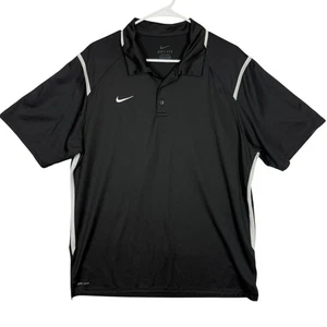 Nike Dri-FIT Poloshirt Herren XL schwarz Golf Performance Swoosh sportlich Stretch - Bild 1 von 4