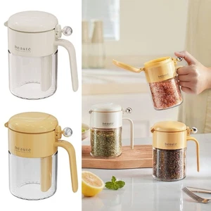 400ml Sealed Seasoning Jar Portable Kitchen Salt Seasoning Box - Picture 1 of 8