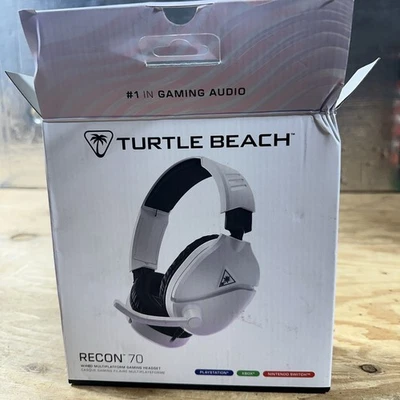 Turtle Beach gaming headset recon 70 WhiteWired PlayStation Xbox Nintendo switch - Image 1 of 4