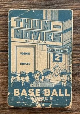 1937 Goudey Gum Thum - Movies Joe Vosmik Cleveland Indians #2 R342  - Image 1 of 2