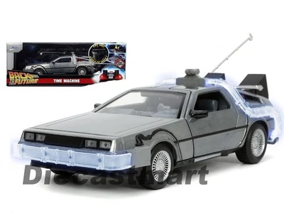 Jada 1:24 Back To The Future Part I Time Machine Delorean W / Light 32911 Model - Image 1 of 4