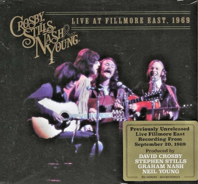 Crosby, Stills, Nash & Young, Live, NEW! CD Fillmore East 1969 Best of 17 Track