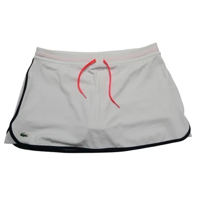 Falda deportiva Lacoste para mujer 40 blanca tenis falda corta incorporada pantalones cortos deportivos Foto 1 de 4