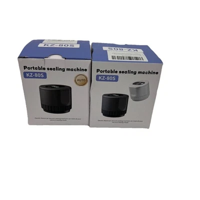 2 Pack NIB PORTABLE ELECTRIC MASON JAR VACUUM SEALING MACHINE KZ-80S - Image 1 of 4