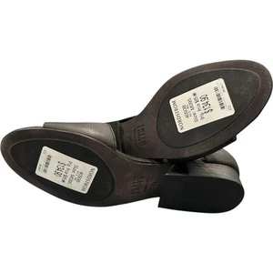 Eileen Fisher Ely sandalo nero in pelle punta aperta cinturino alla caviglia misura 9,5M - Foto 1 di 6
