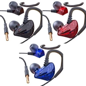Wired In-Ear Sport Earphone Earbuds Over Ear Hook Headphone New With 3.5mm N7A1 - Picture 1 of 23
