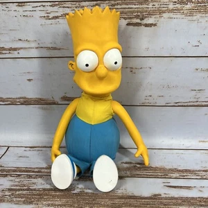 Figura muñeca vinilo Bart Simpson 16" vintage 1990 peluche sin camisa - manchas menores - Imagen 1 de 4