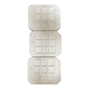Letter Block Magnets Mold  Riverveiw Open Pour Ceramic Slip 901 902 903 Alphabet