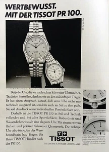 Tissot PR 100, originale Werbung aus 1982 - Bild 1 von 1