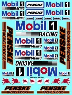 CLEAR VINYL Sticker Sheet #10 - Sponsor Decal 1/24-1/16 Scale DIE CUT - Image 1 of 4