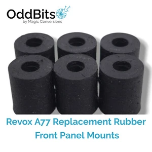 Revox A77 Replacement Rubber Front Panel Mounts - Picture 1 of 5