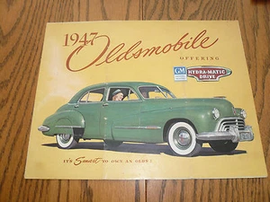 Folleto de ventas de Oldsmobile 1947 - vintage - Imagen 1 de 4