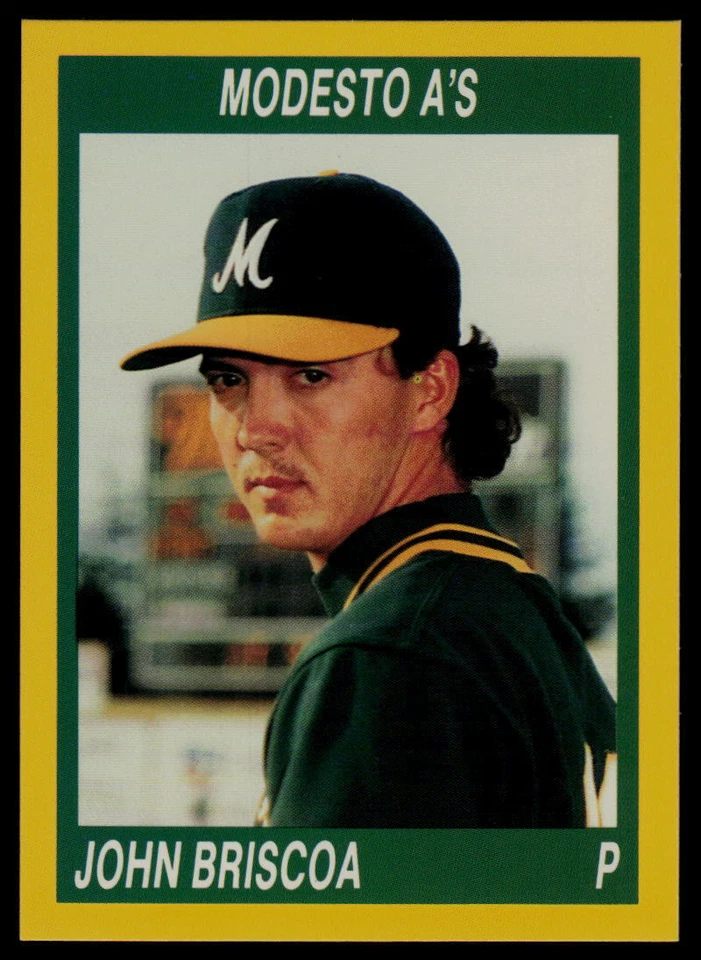 1990 Cal League John Briscoe  Modesto A's - Image 1 of 2