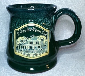 Deneen Pottery Mug J Paules Fenn Inn Fennville Michigan Hand Thrown USA Cup - Picture 1 of 7