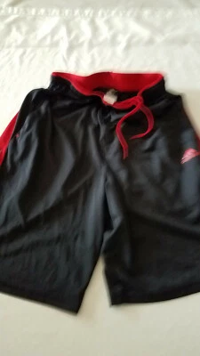 ADIDAS Shorts Youth Boys MEDIUM 10/12 SOCCER BASKETBALL drawstring POCKETS - Image 1 of 4