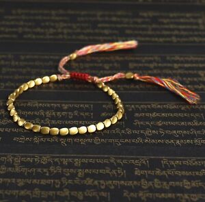 Tibetisches Glücksarmband Buddhistischer Schmuck Kupfer Perlen Armband Glück