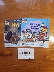 Walt Disney Leggi Libri/Cassetta Grande Topo Detective Pietro e il Lupo - Foto 1 di 6