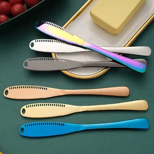 3-in-1 Butter Knife Kitchen Tools Butter Spreader Butter Grater Serrated Knife - Picture 1 of 17
