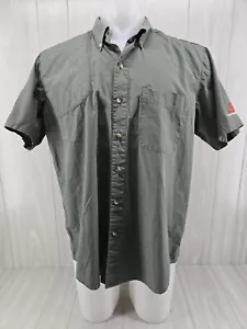 Browning Shooting Shirt Mens XL Green Short Sleeve Embroided Logo Sumter Utility - Picture 1 of 12