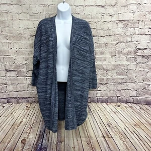 J.Jill Pure Jill Sweater Womens Medium Petite Blue 3/4 Sleeve Open Cardigan - Picture 1 of 9