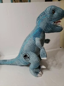 Jurassic Park World blauer T-Rex Velociraptor Dinosaurier Plüschtier Stofftier 17 Zoll - Bild 1 von 5