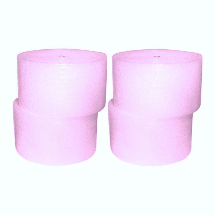 Rollo antiestático envoltura amortiguadora de burbujas pequeña de 3/16" 1400' x 12" de ancho 1400 pies 12" Foto 1 de 4