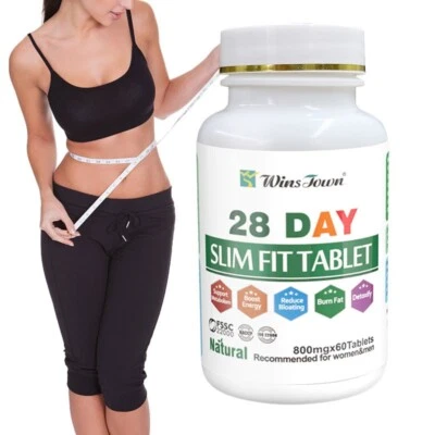 Reduce Bloating Boost Metabolism BurnFat 28Day SlimmingDietary SupplementTablets - Image 1 of 4