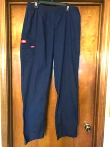 Dickies Navy Pull-on Elastic Waist Cargo  Scrubs Size XL-TALL X 34 NWT FAST SHIP - Picture 1 of 2