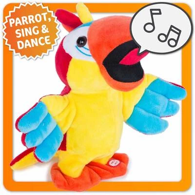 Tanzender & Sprechender Papagei mit Aufnahme - Verrücktes Huhn flattert & tanzt - Bild 1 von 4