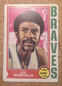 1974-75 Topps Lee Winfield #157 Buffalo Braves - Picture 1 of 2