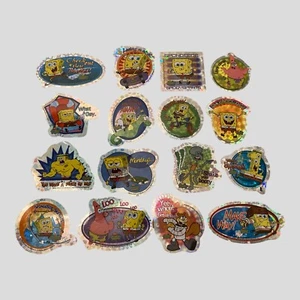 SpongeBob Schwammhose 16er Set Vintage Automat Aufkleber Serie #3 2002 - Bild 1 von 10