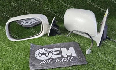 Пара оригинальных электрических боковых зеркал для дверей Lexus LS430 2001-2006 годов выпуска от оригинального производителя JDM б/у - Изображение 1 из 4