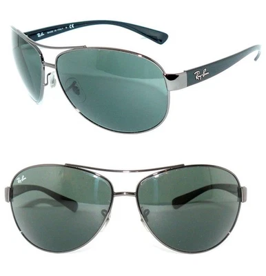 Ray Ban SONNENBRILLE GRAU GRÜN RB 3386 004 PILOT 3526 BRILLE 3025 AVIATOR ETUI - Bild 1 von 4