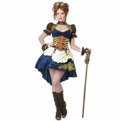 Steampunk Fantasy Victorian Western 19th Science Fiction Womens Costume - Image 1 of 2