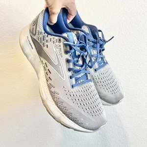 Brooks Glycerin 20 Running Shoes in Alloy Grey Blue Depths Men's Size 10 Sneaker - Picture 1 of 10