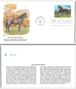 US #2158 FDC, 1985, Morgan Horse, Fleetwood - Picture 1 of 1