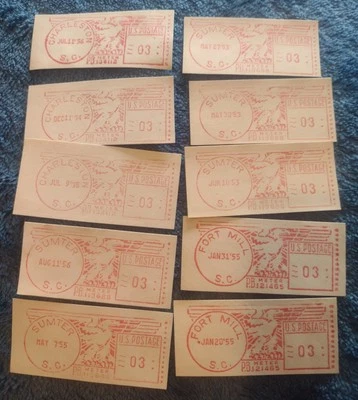 Metermails 10 Different From All Over Different Towns Or places With All... - Image 1 of 2