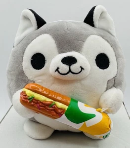 Snackles Nigel Husky Hund U-Bahn 5 Zoll Serie 1 Plüschtier Stofftier Marke ZURU Mini - Bild 1 von 8