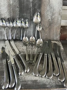 Mix Cutlery lot Stainless Steel 22 pc EB Roger’s Korea Stainless Japan Oneida - Picture 1 of 11