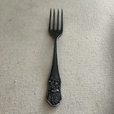 Berndorf Grimm's Fairytale  Frau Holle Dessert Fork In 90g Silver Plate READ - Image 1 of 4