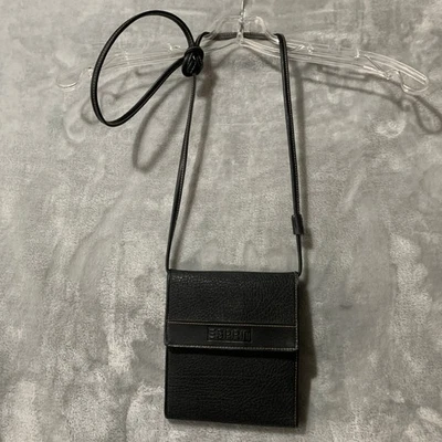 Esprit Negro Bandolera Cartera Bolso Organizador Multi Compartimento Pequeño Cartera De Colección Foto 1 de 4