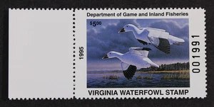CKStamps: US State Duck Stamps Collection Virginia Mint NH  - Picture 1 of 2